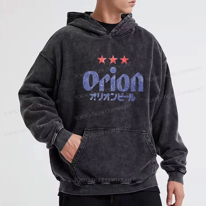 Tokyo-Tiger Orion Breweries Washed Hoodie