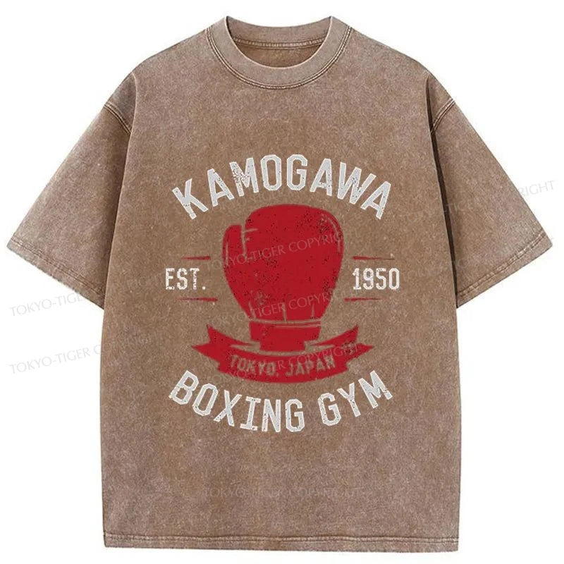 Tokyo-Tiger Kamogawa Boxing Gym Washed T-Shirt