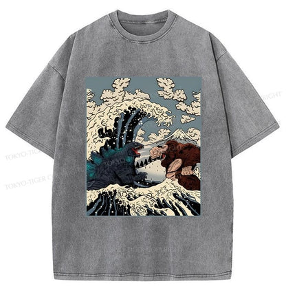 Tokyo-Tiger The Great Fight Washed T-Shirt