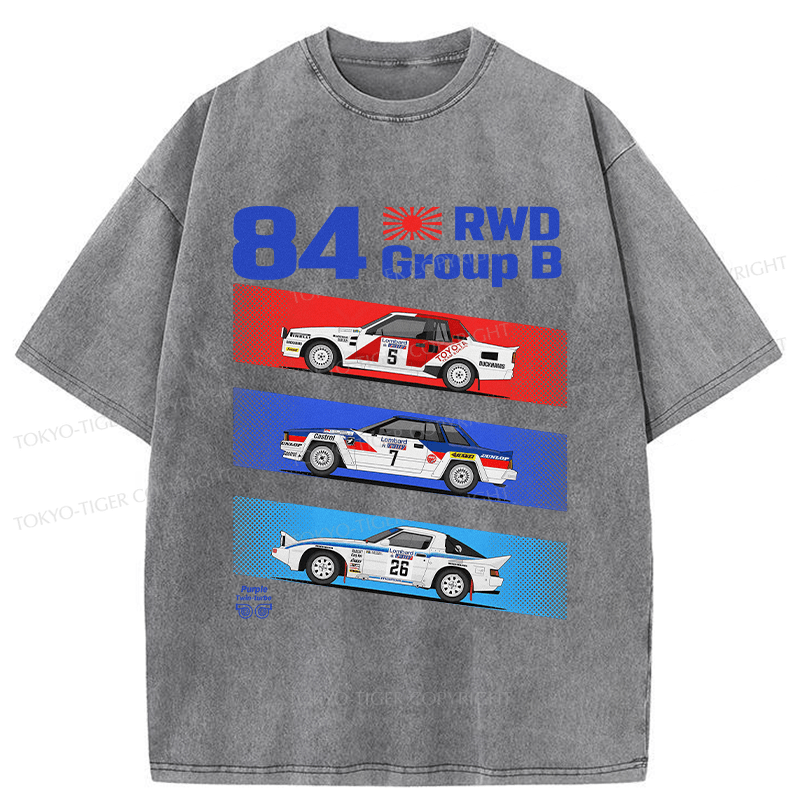 Tokyo-Tiger RWD Group B Japanese Washed T-Shirt