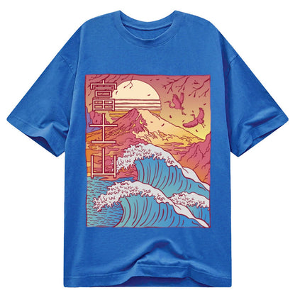 Tokyo-Tiger Kanagawa Wave Fuji Japan Classic T-Shirt
