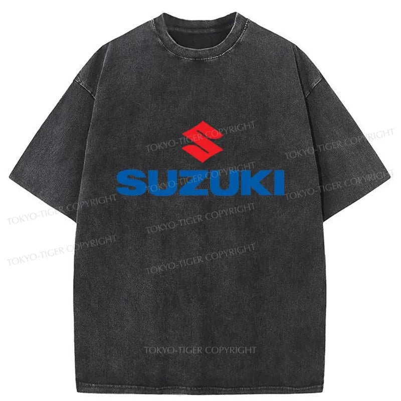 Tokyo-Tiger Suzuki Logo Japan Washed T-Shirt