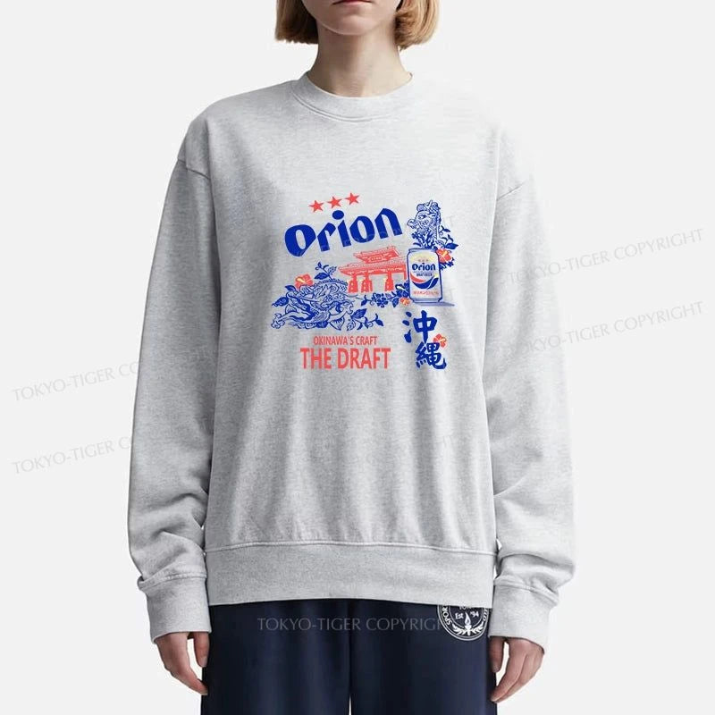 Tokyo-Tiger Orion Beer With Okinawa Sweatshirt