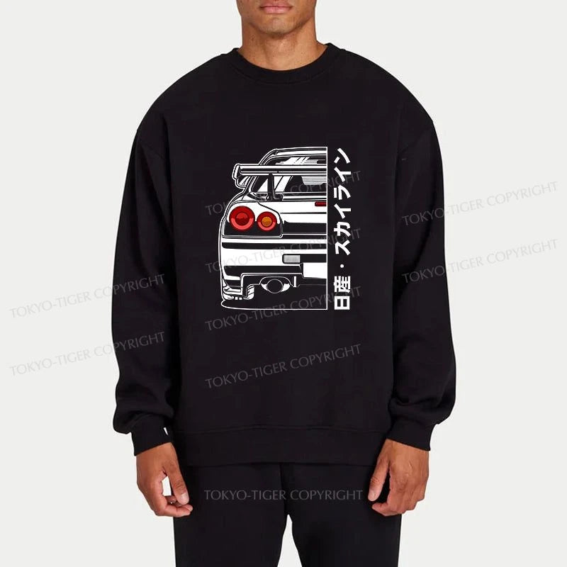 Tokyo-Tiger Nissan Skyline GTR R34 Sweatshirt