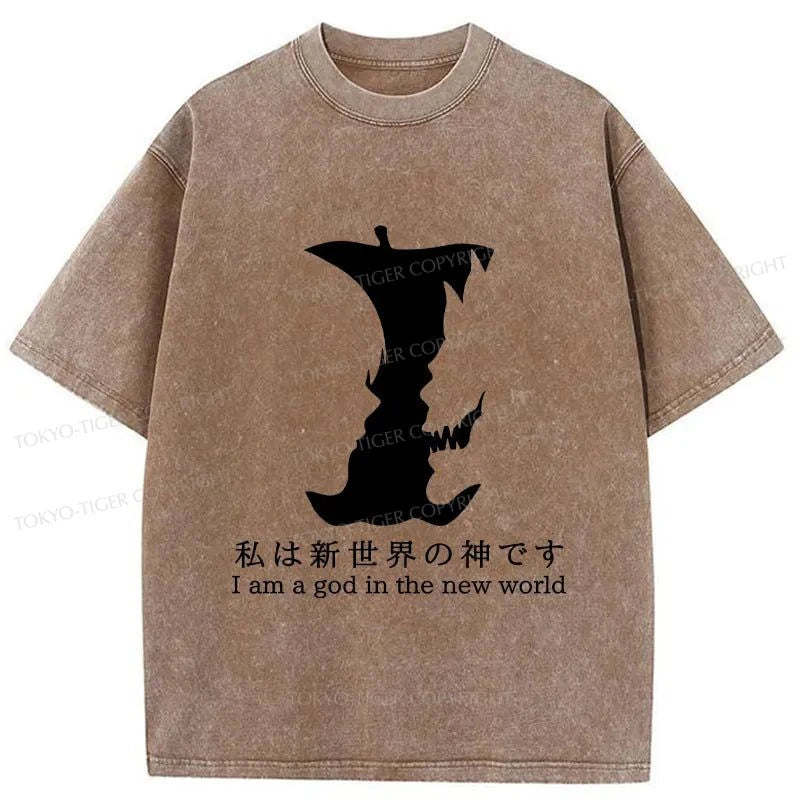 Tokyo-Tiger Death Note Logo Washed T-Shirt