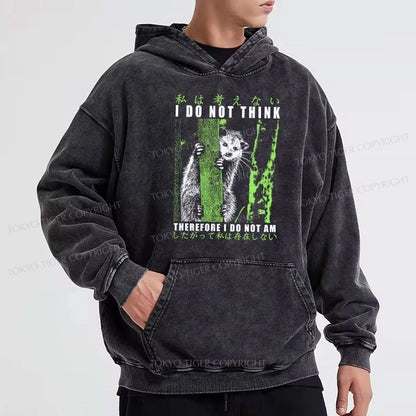 Tokyo-Tiger Stupid Possum Japan Washed Hoodie