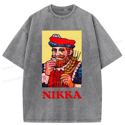 Tokyo-Tiger NIKKA Japanese Washed T-Shirt