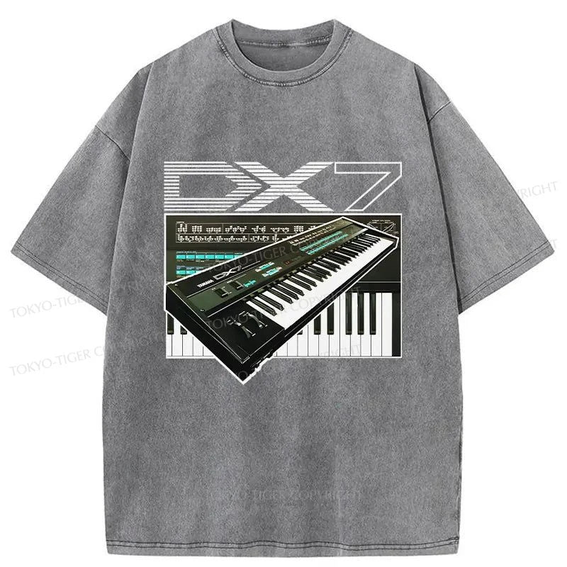 Tokyo-Tiger Yamaha DX7 Japan Washed T-Shirt