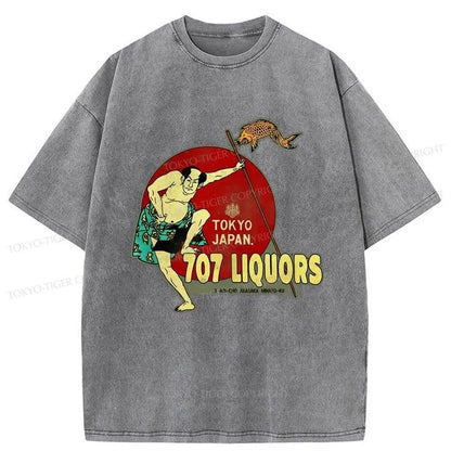 Tokyo-Tiger Vintage Japanese Liquor Washed T-Shirt