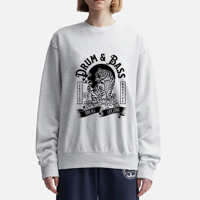 Tokyo-Tiger Drum & Bass Tiger Sweatshirt