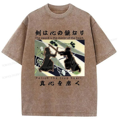 Tokyo-Tiger Kendo Japan Washed T-Shirt