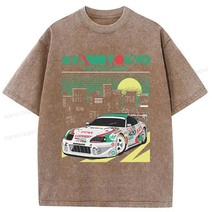 Tokyo-Tiger Tokyo Xtreme Racer Washed T-Shirt