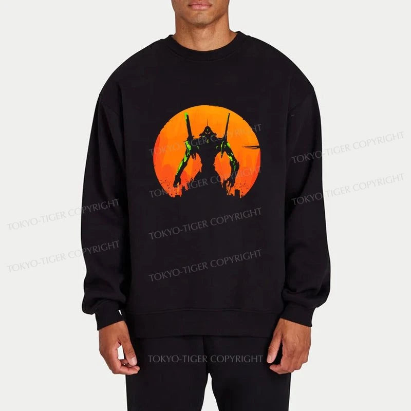 Tokyo-Tiger Robot Warrior Vintage Sweatshirt