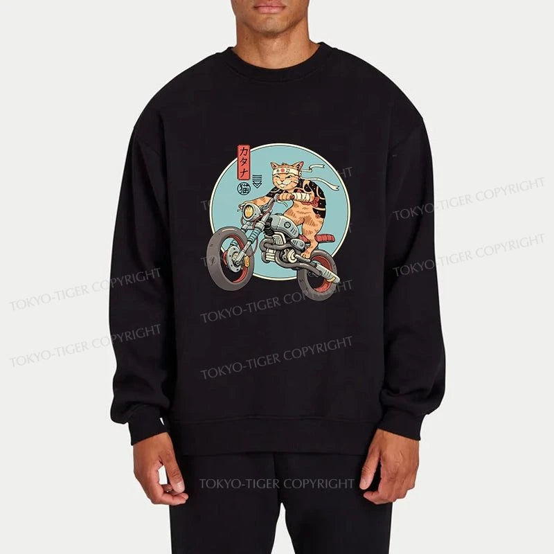 Tokyo-Tiger Catana Motorcycle Sweatshirt