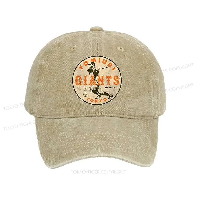 Tokyo-Tiger Yomiuri Giants Shigeru Nagashima Washed Cap