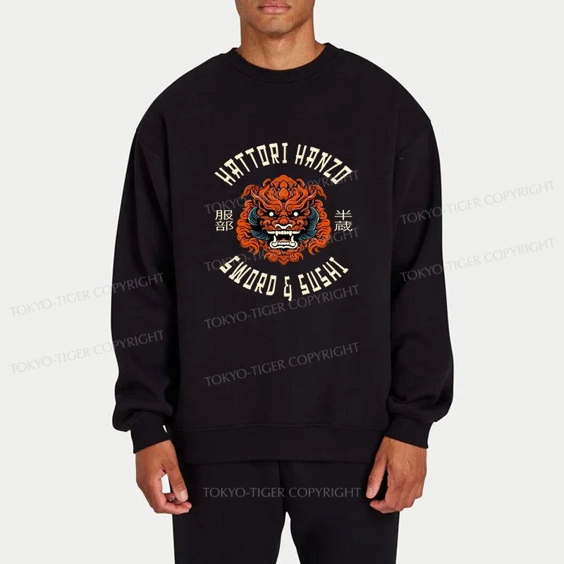 Tokyo-Tiger Japanese Hattori Hanzo Prints Sweatshirt