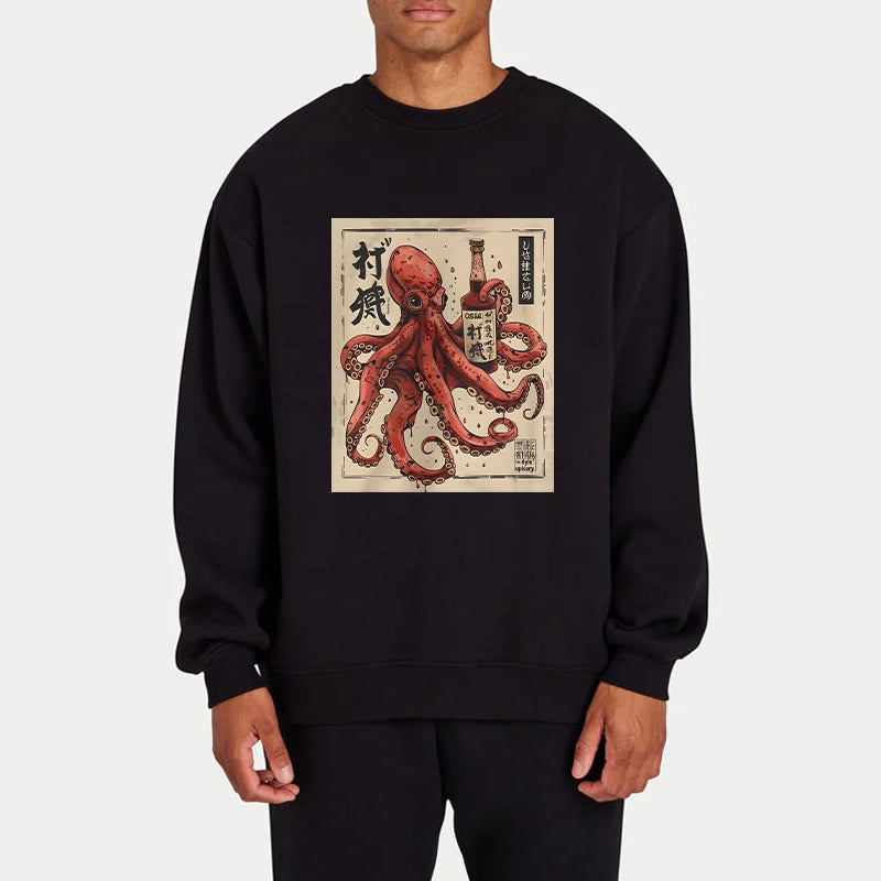 Tokyo-Tiger Osaka Saké Octopus Sweatshirt