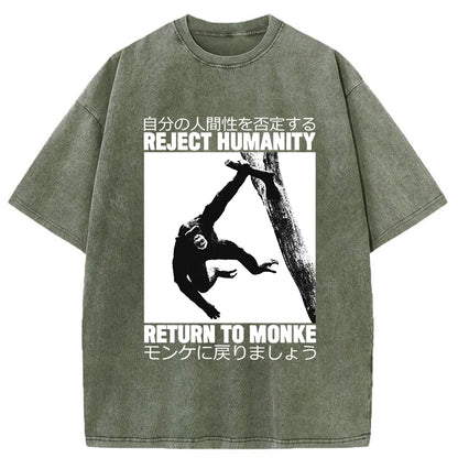 Tokyo-Tiger Return to Monke Japanese Washed T-Shirt