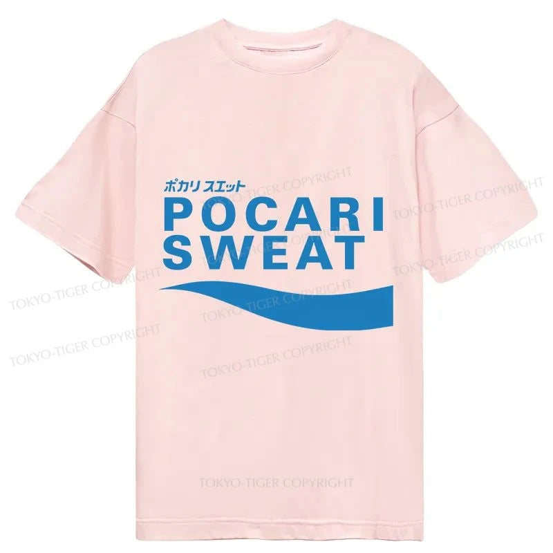 Tokyo-Tiger POCARI SWEAT Blue Classic T-Shirt