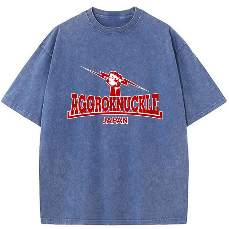 Tokyo-Tiger AGGROKNUCKLE Japan Washed T-Shirt