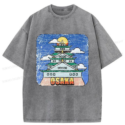 Tokyo-Tiger Osaka Castle Park Washed T-Shirt