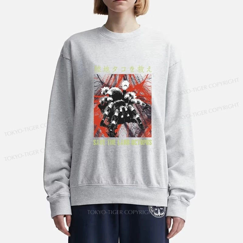 Tokyo-Tiger Real Scary Spiders Sweatshirt