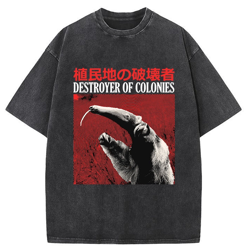 Tokyo-Tiger Destroyer of Colonies Anteater T-Shirt