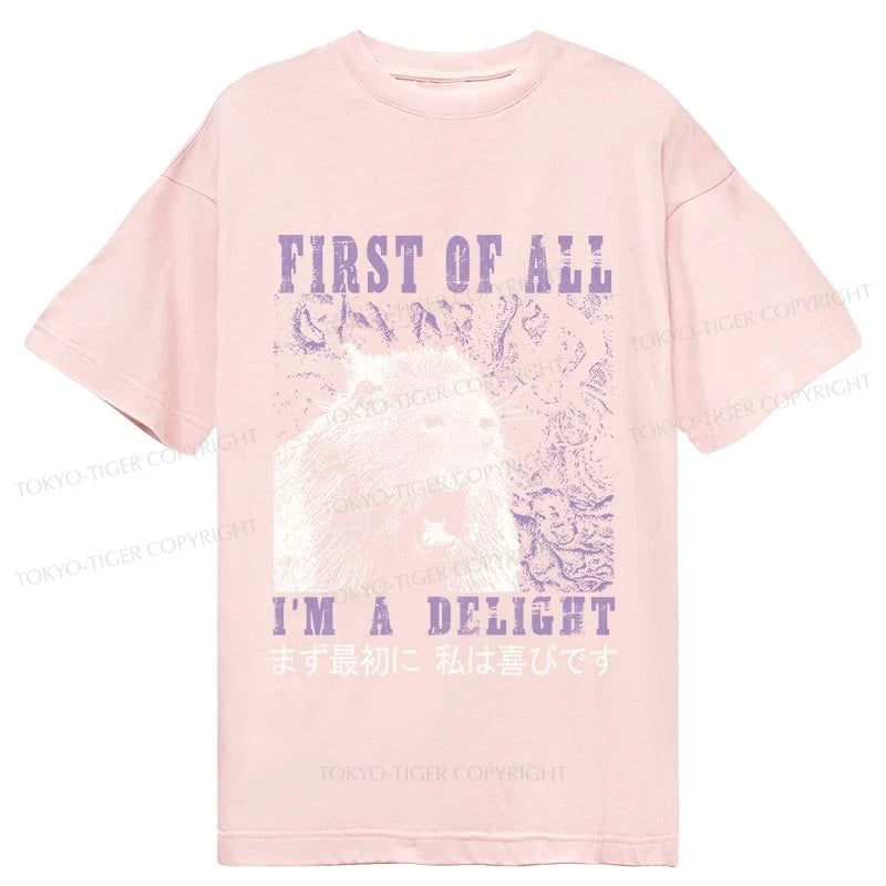 Tokyo-Tiger First Of All I'm A Delight Classic T-Shirt