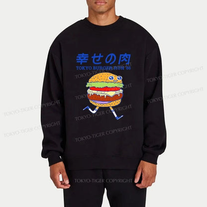 Tokyo-Tiger Tokyo Burger Run Japanese Sweatshirt