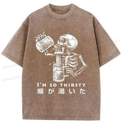 Tokyo-Tiger I'm So Thirsty Japan Washed T-Shirt