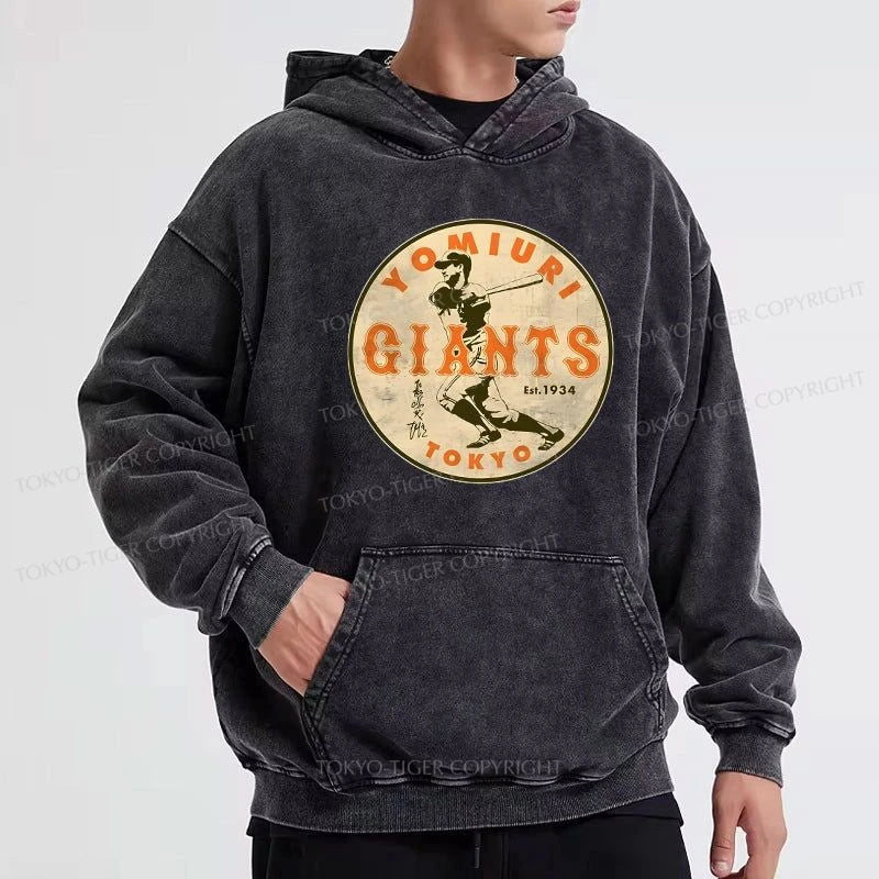 Tokyo-Tiger Yomiuri Giants Shigeru Nagashima Washed Hoodie