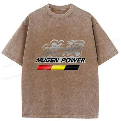 Tokyo-Tiger Mugen Power Japanese Washed T-Shirt