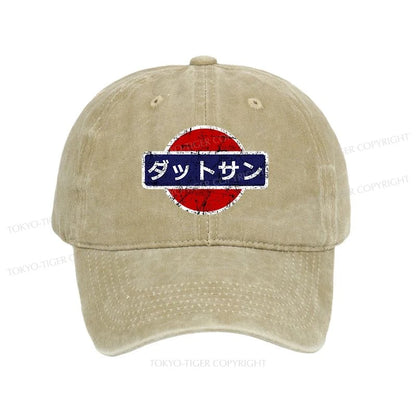 Tokyo-Tiger Datsun Vintage Japanese Car Washed Cap