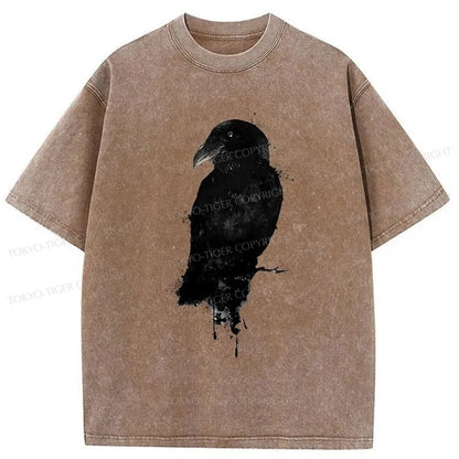 Tokyo-Tiger Black Crow Japan Washed T-Shirt