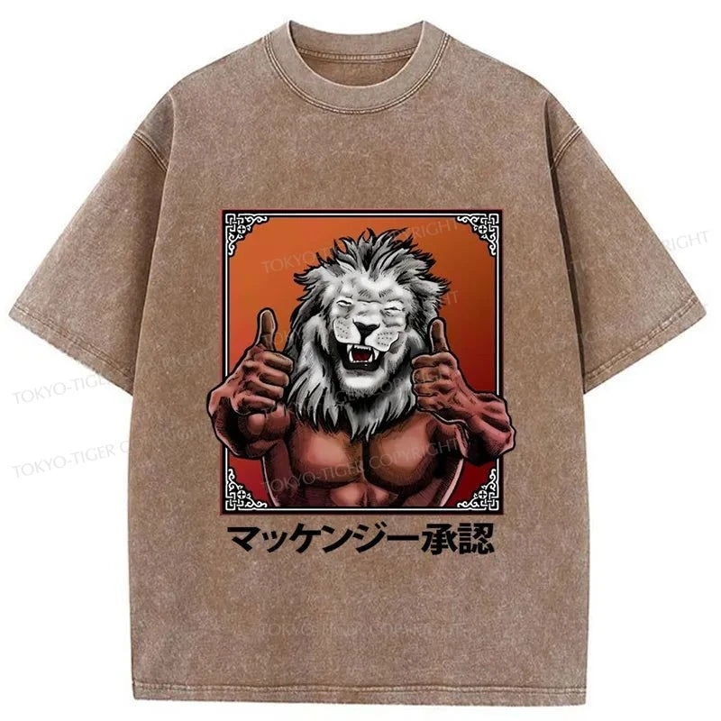 Tokyo-Tiger Danger 5: McKenzie Fan Art Washed T-Shirt