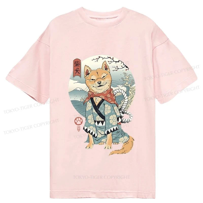 Tokyo-Tiger Samurai Shiba Dog Japanese Classic T-Shirt