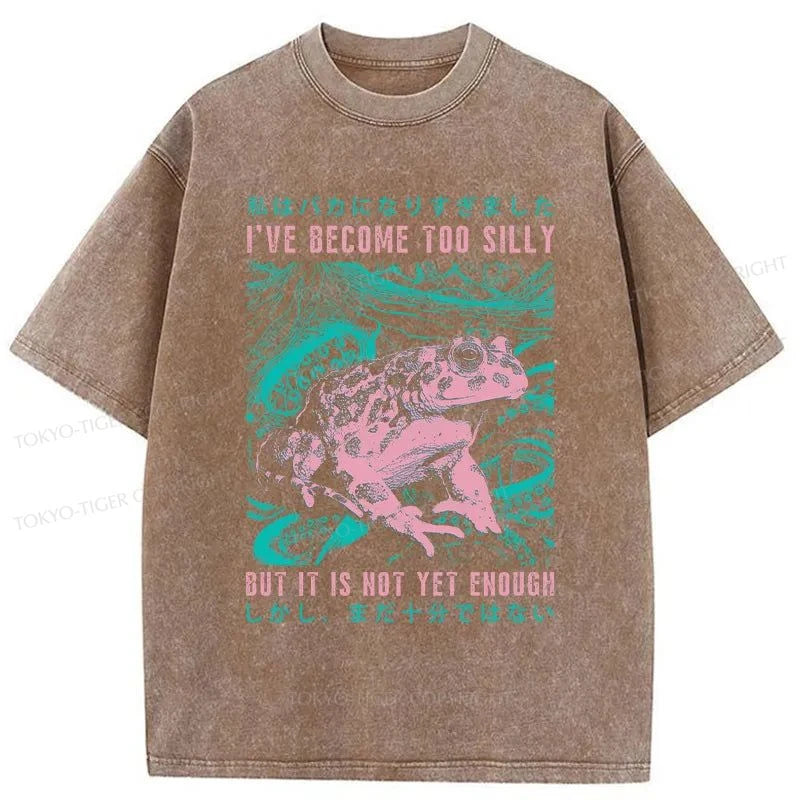 Tokyo-Tiger Stupid Frog Janpan Washed T-Shirt