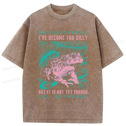 Tokyo-Tiger Stupid Frog Janpan Washed T-Shirt