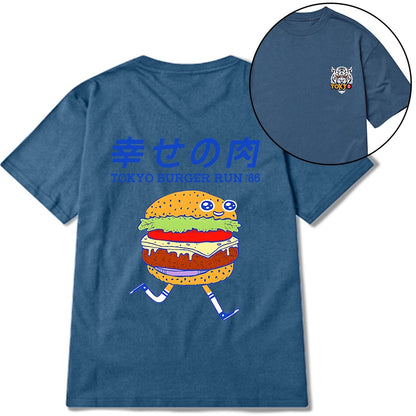 Tokyo-Tiger Tokyo Burger Run Japanese Front Back Classic T-Shirt