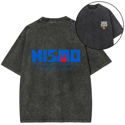 Tokyo-Tiger Nismo Japanese Front Back Washed T-Shirt