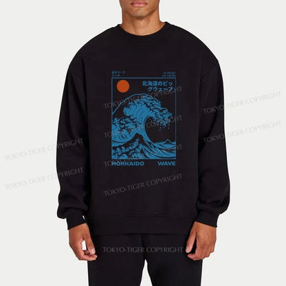 Tokyo-Tiger Hokkaido Wave Japan Sweatshirt