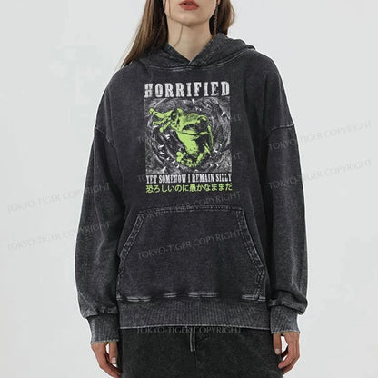 Tokyo-Tiger Silly Frog Japanese Washed Hoodie