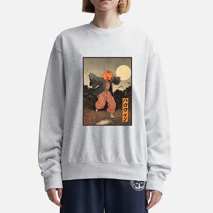 Tokyo-Tiger Japanese Pumpkin Monster Sweatshirt