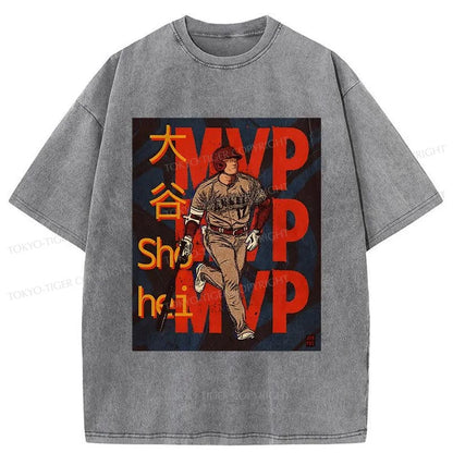 Tokyo-Tiger Japan Shohei Ohtani Japan Washed T-Shirt