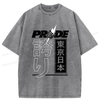 Tokyo-Tiger Pride FC Tokyo Japanese Washed T-Shirt