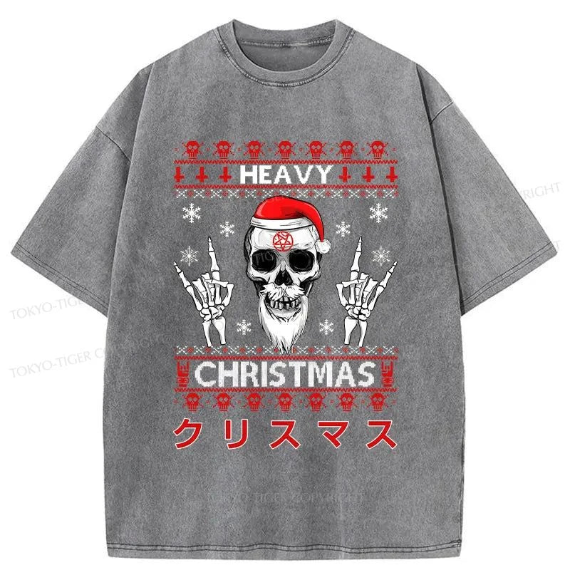 Tokyo-Tiger Heavy Christmas Japan Washed T-Shirt