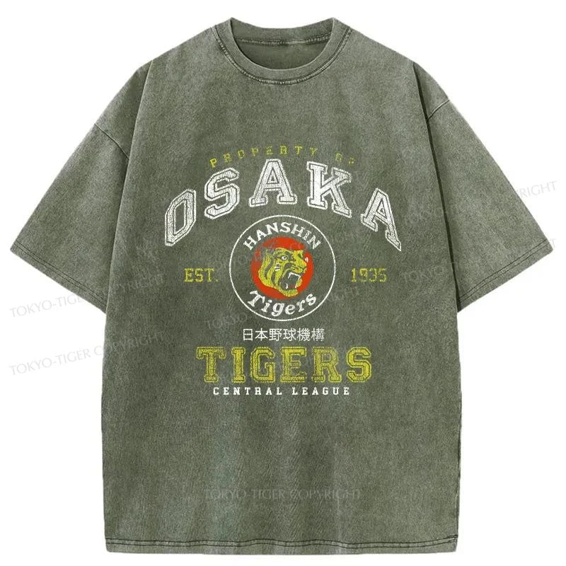 Tokyo-Tiger Osaka Tigers Washed T-Shirt