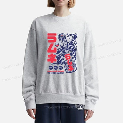 Tokyo-Tiger Ramune Print Japanese Sweatshirt