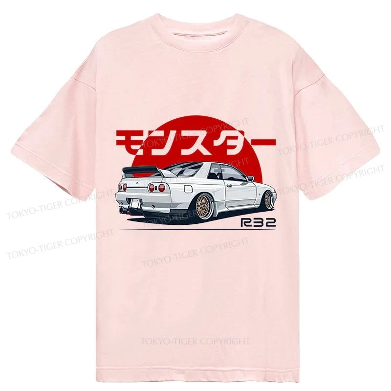 Tokyo-Tiger Monster. Skyline R32 GTR Classic T-Shirt