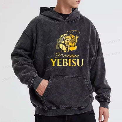 Tokyo-Tiger Yebisu Beer Golden Washed Hoodie